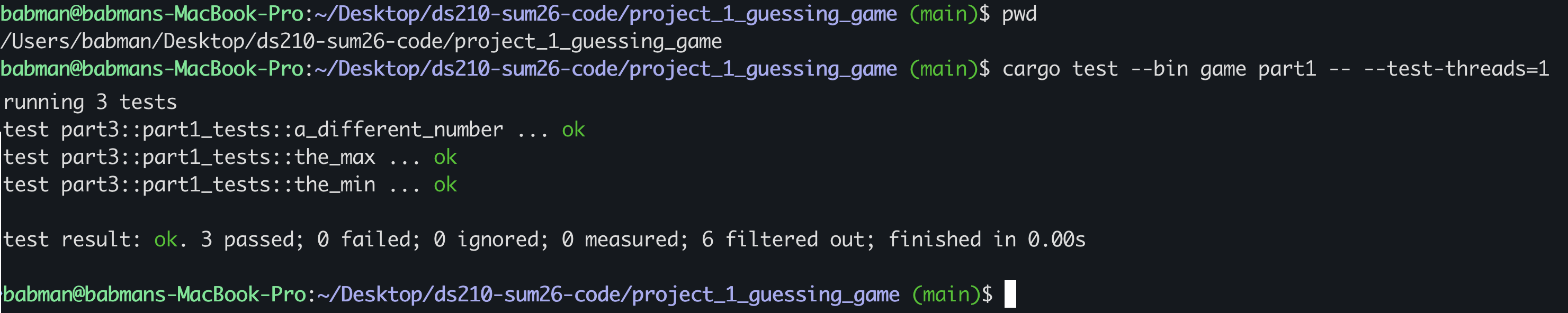 tests pass